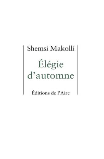 Élégie d'automne