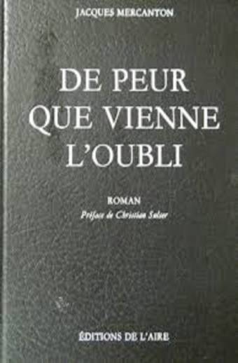 De peur que vienne l'oubli, Tome V