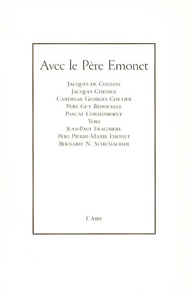 Avec le Père Emonet