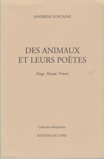 Des animaux et leurs poètes