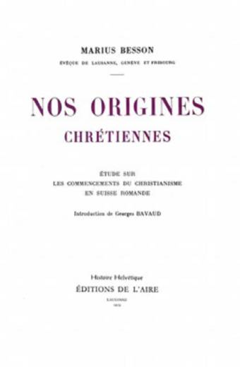 Nos origines chrétiennes