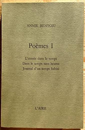 Poèmes I, Entrée dans le temps
