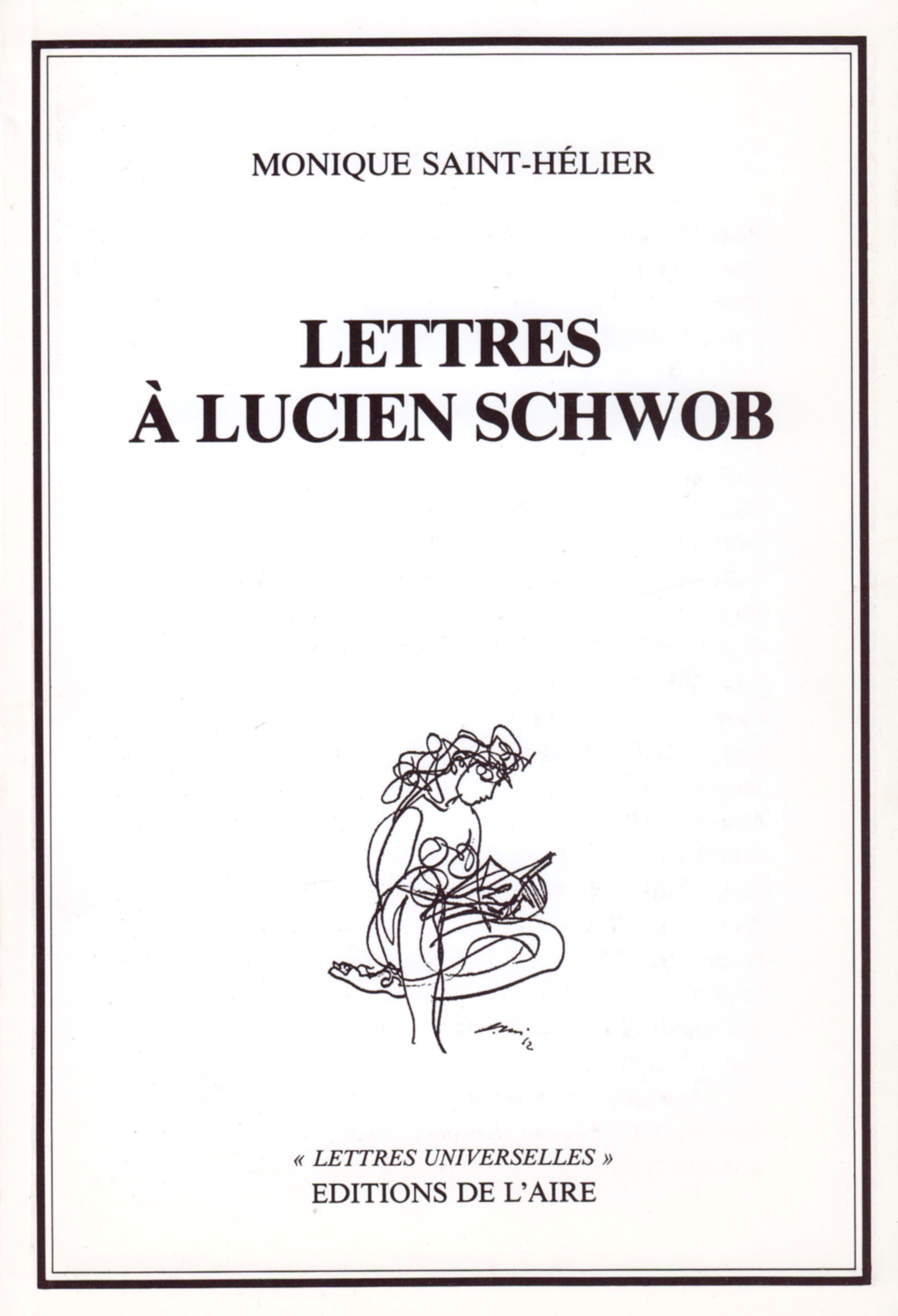 Lettres à Lucien Schwob