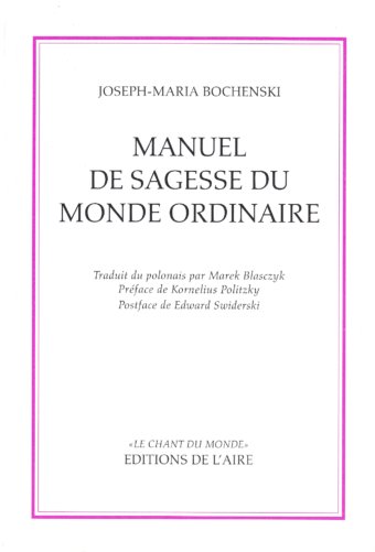Manuel de sagesse du monde ordinaire