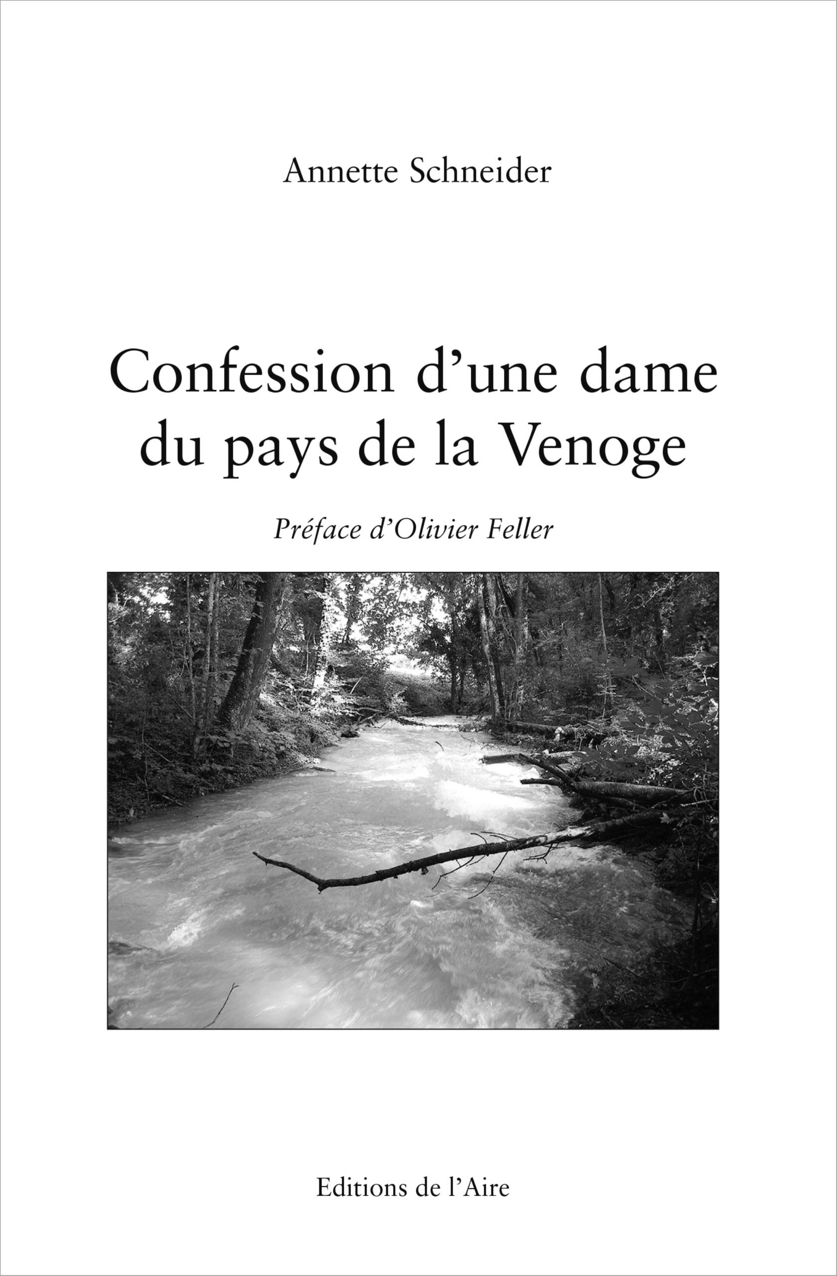 Confession d&rsquo;une dame du pays de la Venoge