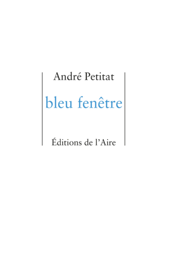 bleu fenêtre