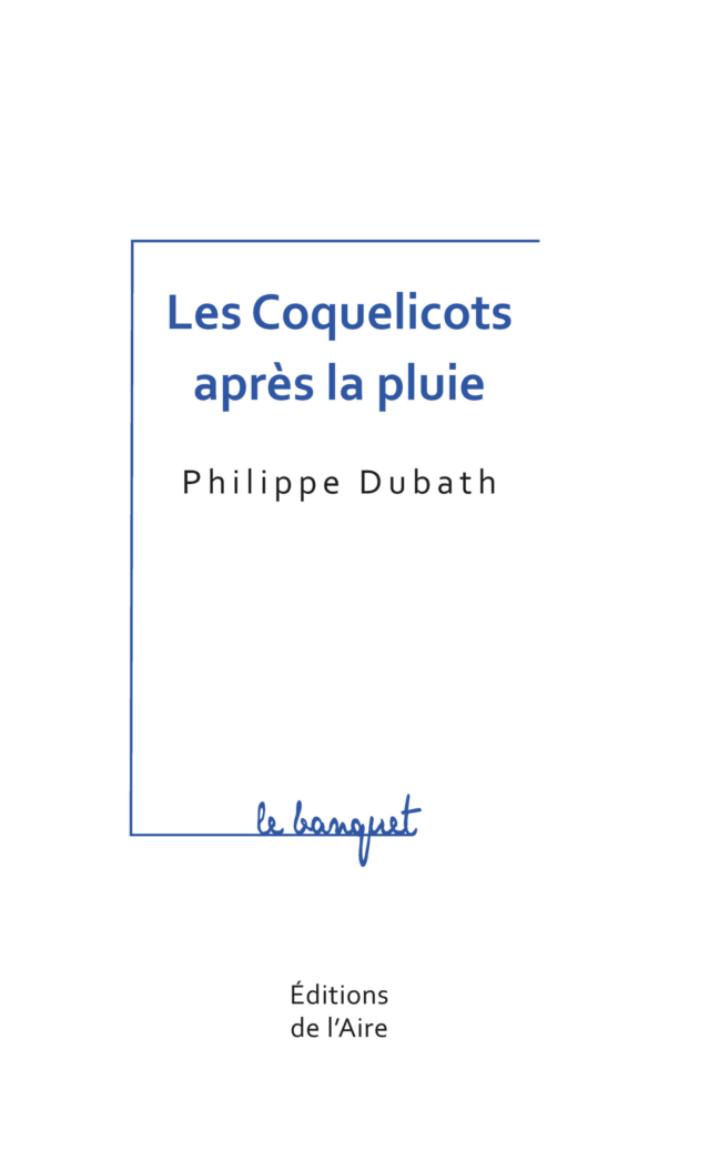 Les Coquelicots après la pluie