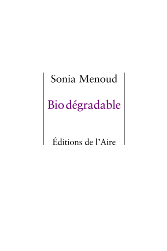 Bio dégradable